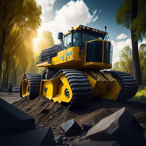 Premium Photo A Yellow Bulldozer With The Word Heavy Equipment On It