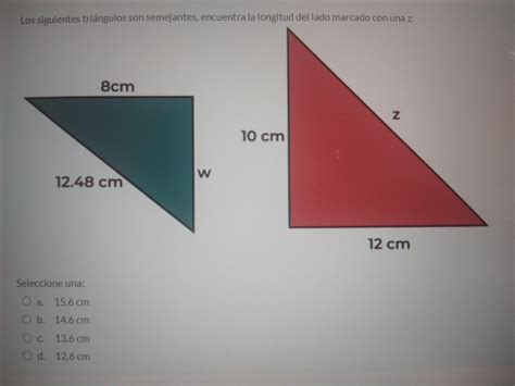 AYUDAAAAlos siguientes triángulos son semejantes encuentra la longitud