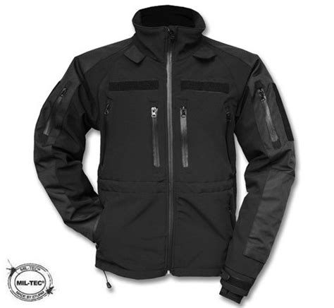 Mil Tec Sturm Professional Softshell Plus Black Soft Shell Jackets