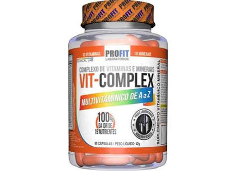 Multivitamínico Vit Complex A Z 90 Cápsulas Profit Labs em Promoção