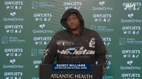 Quincy Williams on ending Jets' 15-game losing streak to Patriots ...