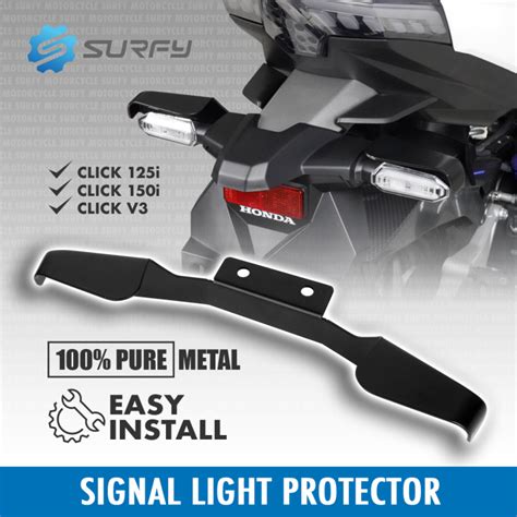 Alloy Signal Light Protector For Honda Click V V Anti Crash Heavy