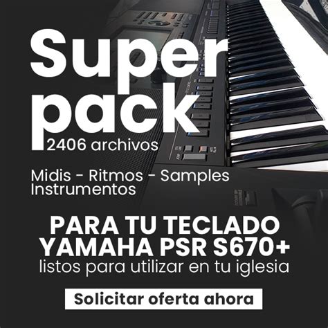 Super Pack De Samples Ritmos Y Midis Para Tu Teclado Yamaha PSR S670