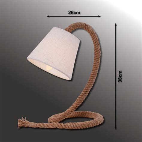 Marynistyczna Lampa Sto Owa Rope Z Aba Urem Bia A Be Owa Mlamp Pl