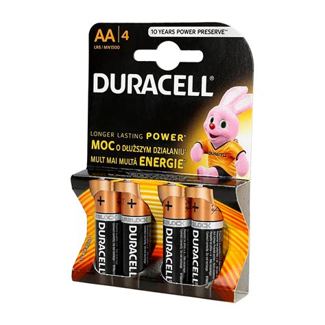 Bateria Alkaliczna Aa Duracell Basic Lr6 Mn1500 4 Szt Duracell Sklep Empik