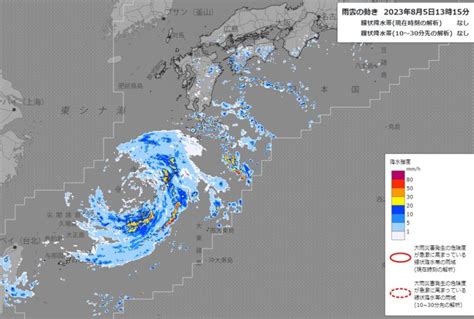 【注意】台風6号が本州に移動開始へ！西日本でも大雨強風、 沖縄本島・奄美地方に再接近 8月10日までに西日本横断コース 情報速報ドットコム