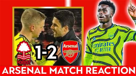 Zinchenko Mistake Saka Jesus BACK Nottingham Forest 1 2 Arsenal