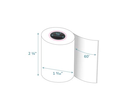 POS Thermal Paper Rolls | 2-1/4" x 60' | Forms Direct