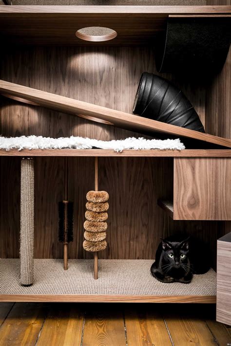 Modern Cat House Gives Cats 10 Fun Things Design Milk Cat Flats