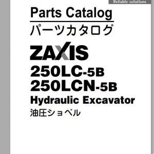 Hitachi Excavator Zaxis Zx B Shop Manual Auto Repair Software