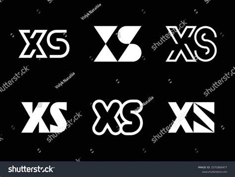 Set Of Letter Xs Logos Abstract Logos Royalty Free Stock Vector