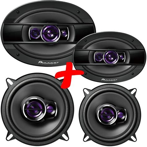 Kit 4 Alto Falante Pioneer 6x9 E 5 Polegadas 300w Rms 69 E 5 R 279