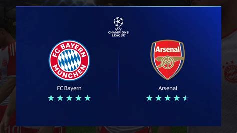 Fc Bayern Munich Vs Arsenal Uefa Champions League 202324 Quarter