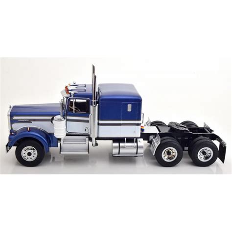 Road Kings RK180123 Kenworth W900 Truck Prime Mover Blue Metallic