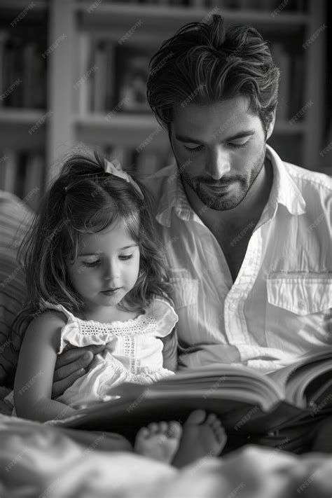 Premium Photo Mother And Daughter Enjoying Bedtime Story Together