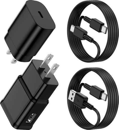 Deloni Samsung Charger Fast Charging 4 Pcs 25w Usb C Super Fast Charger Block