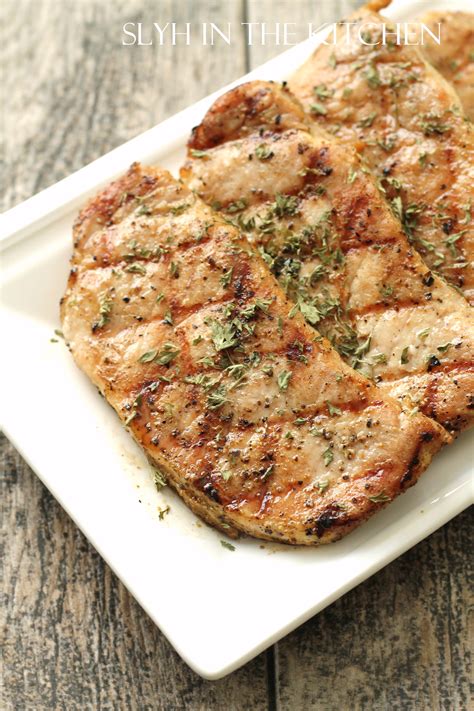 Grilled Marinated Pork Chops Slyh In The Kitchen