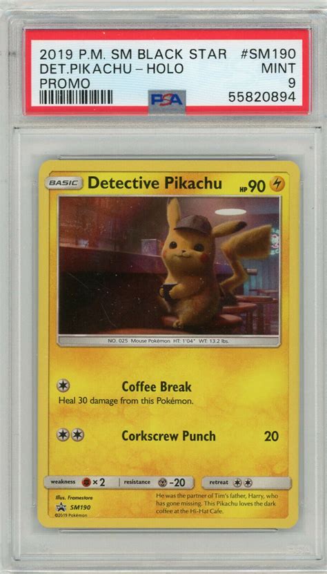 Detective Pikachu 2019 Sm190 For Sale Mavin