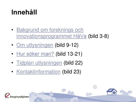 Information Om H Va S Utlysning Ppt Ladda Ner