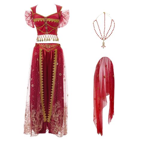 Arabian Princess Costumes Belly Dance Dress Indian Dance Embroider