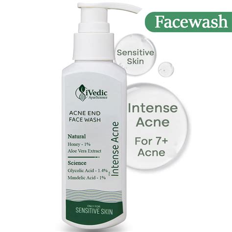 Anti Acne Facewash for Sensitive Skin with Intense Acne