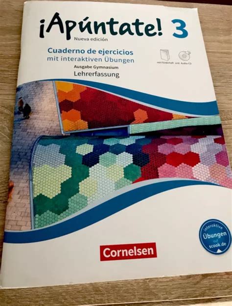 APUNTATE 3 NUEVA Edicion Cuaderno De Ejercicios Lehrerfassung EUR 69 00