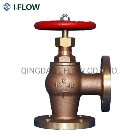 Jis F K Bronze Marine Angle Stop Screw Down Check Valve