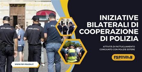 Iniziative bilaterali di cooperazione di polizia attività di