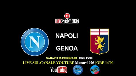 Napoli Genoa Live Reaction YouTube