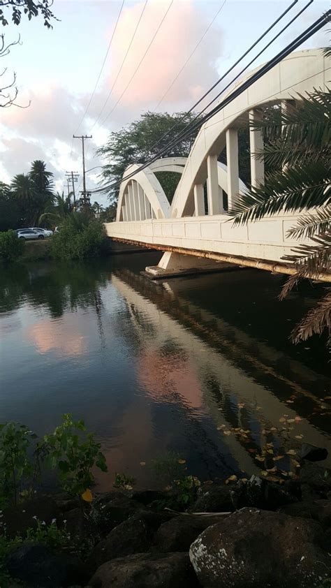 Rainbow Bridge In Haleiwa Haleiwa Hot Spots Rainbow Bridge North