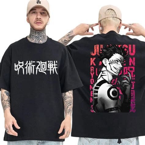 Camiseta Camisa Jujutsu Kaisen Ryomen Sukuna Anime Mang Ref