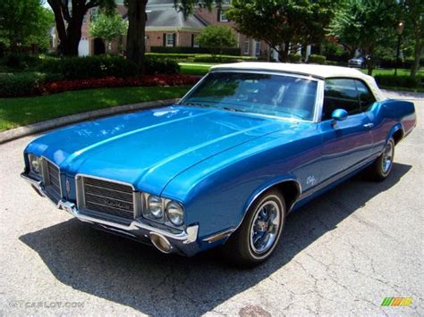 Cutlass Supreme 1971 Medium Blue Oldsmobile Cutlass Supreme SX