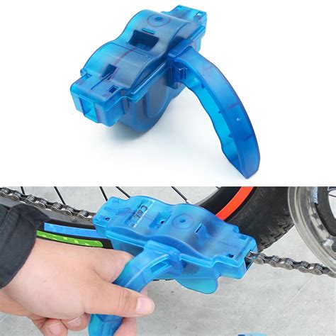 Portable Bicycle Chain Cleaner Bike Clean Machine Cycling Repair Tool