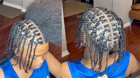 Two Strand Loc Twists Quick And Easy Youtube