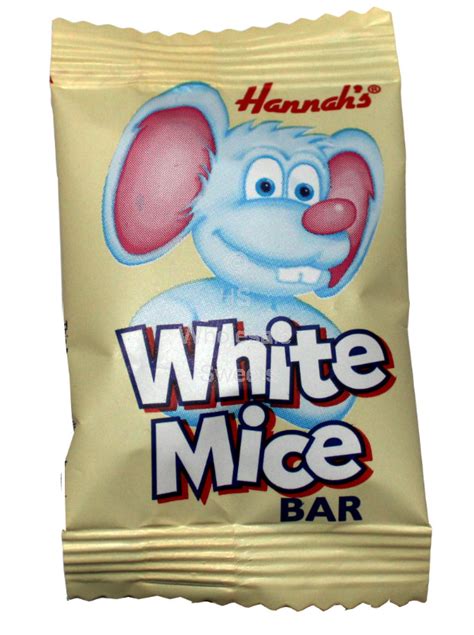 Hannahs White Mice Bar Tub 80x16g