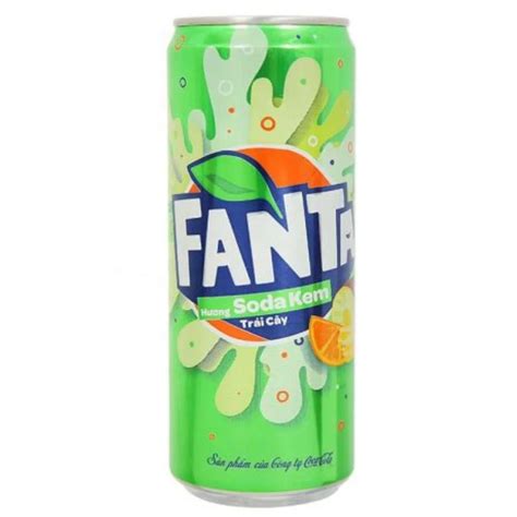 Fanta Cream Soda Fruity Soft Drink Quality High From Vietnam 320ml X 24