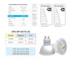 Lampara Dicroica Eco Led Macroled Fria 7W 6500K 595Lm MACROLED FOCOS