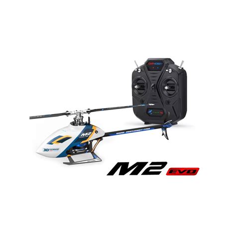 Omp Heli M Evo White With Transmitter Rb Rc