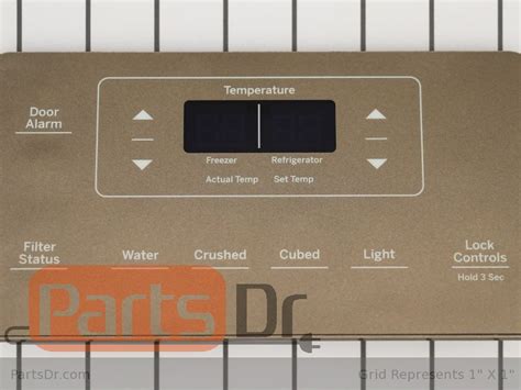 Wr X Ge Dispenser Control Display Board Parts Dr