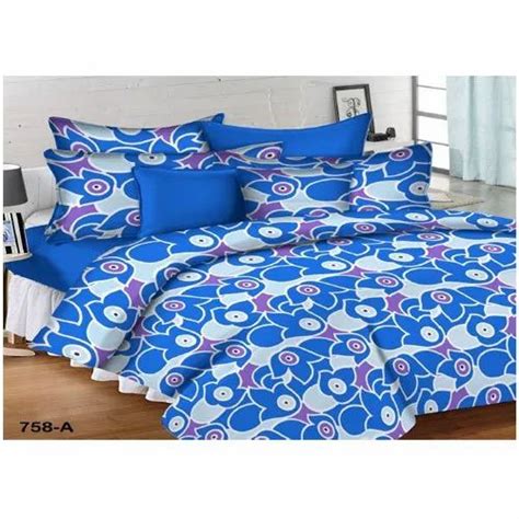 Pure Cotton Signature Cotton Printed Double Bed Sheets Packaging Type