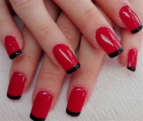 French Nero La Nail Art Per Unghie Moderne Ed Eleganti Roba Da Donne
