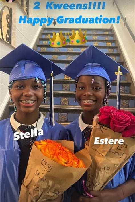 Madonnas Twin Daughters Stella And Estere 10 Graduate See How Much