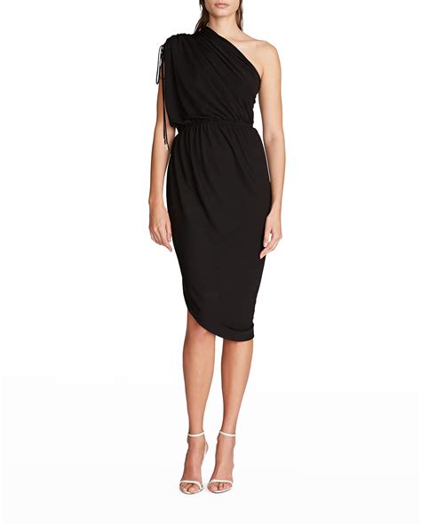 Asymmetric Jersey Dress Neiman Marcus