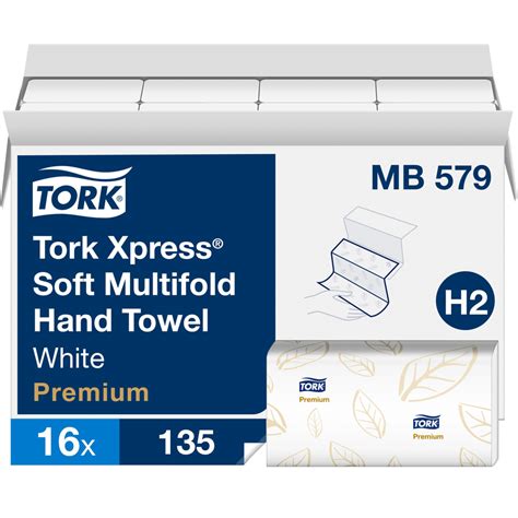 Tork Xpress Soft Multifold Hand Towel White Premium H Panel