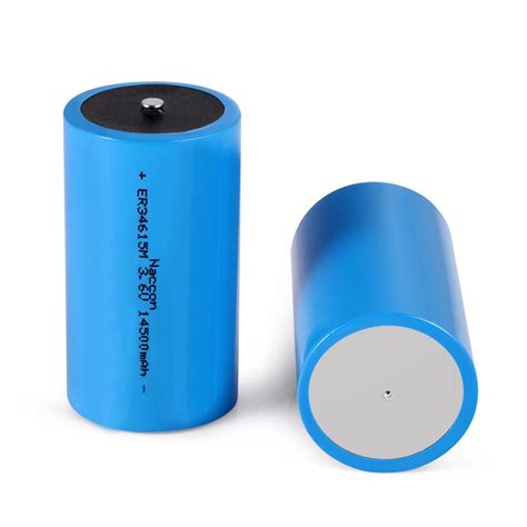 Li Socl2 D Size Er34615m 3 6V 14500mAh Battery With High Discharge Rate