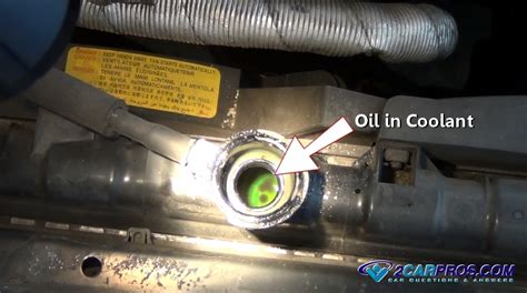 How To Repair Coolant In The Motor Oil