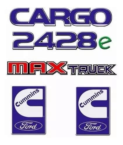 Kit Completo Emblema Ford Cargo E Cummins Maxtruck Frete Gr Tis