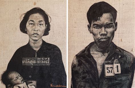 On Burlap, Em Riem Paints the Tormented Faces of Tuol Sleng - The ...