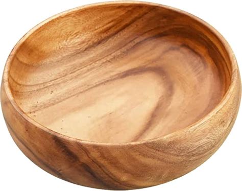 Amazon Pacific Merchants Acacia Wood Round Calabash Salad Bowl