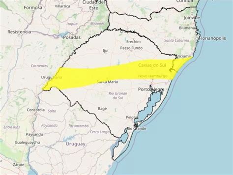 Inmet Publica Novos Alertas De Tempestades Para Parte Do RS Agora RS